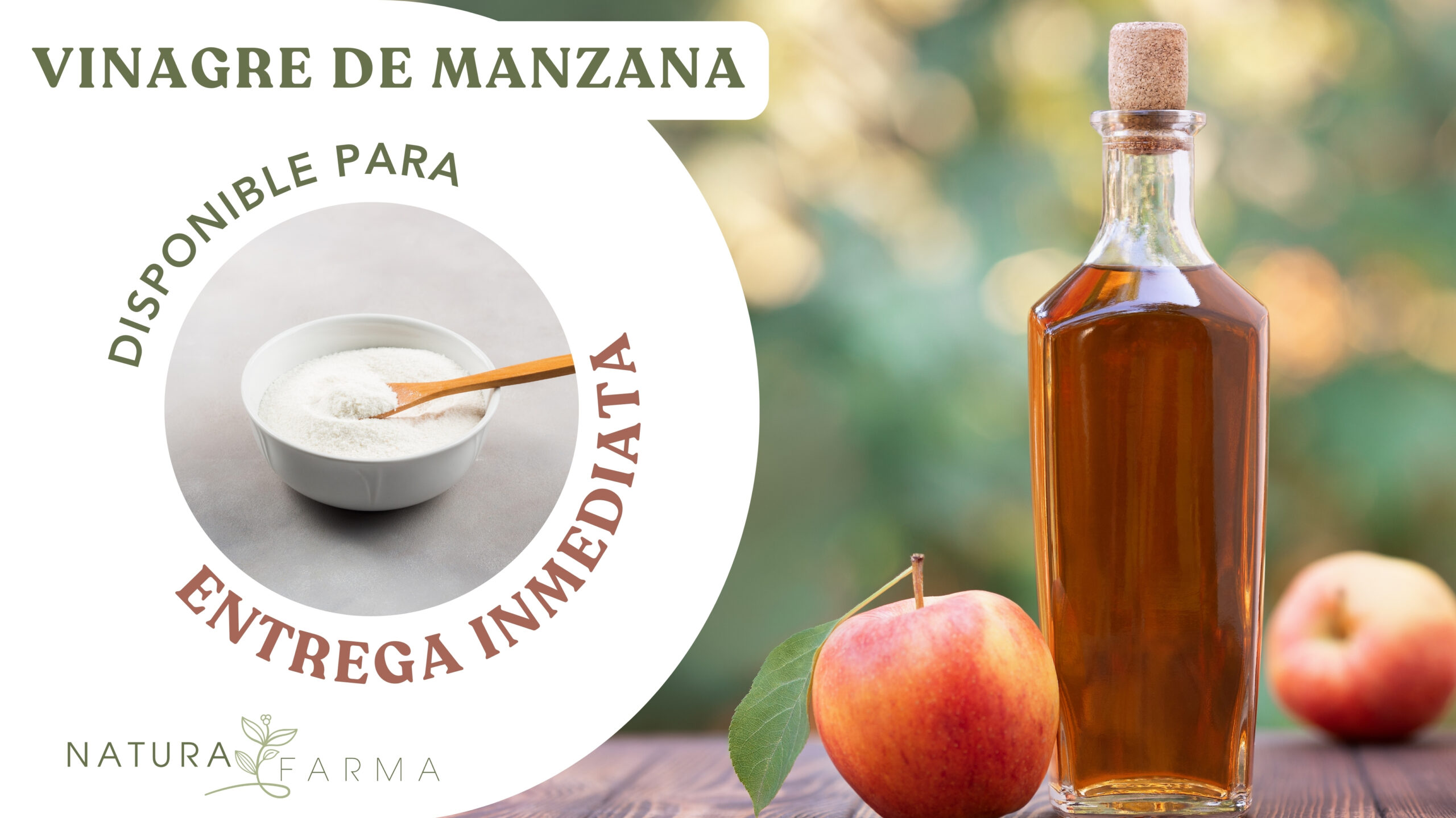 Natural Farma  Vinagre de Sidra de Manzana